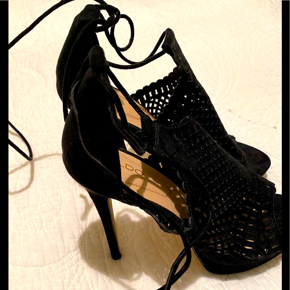 Aldo heels black size 8